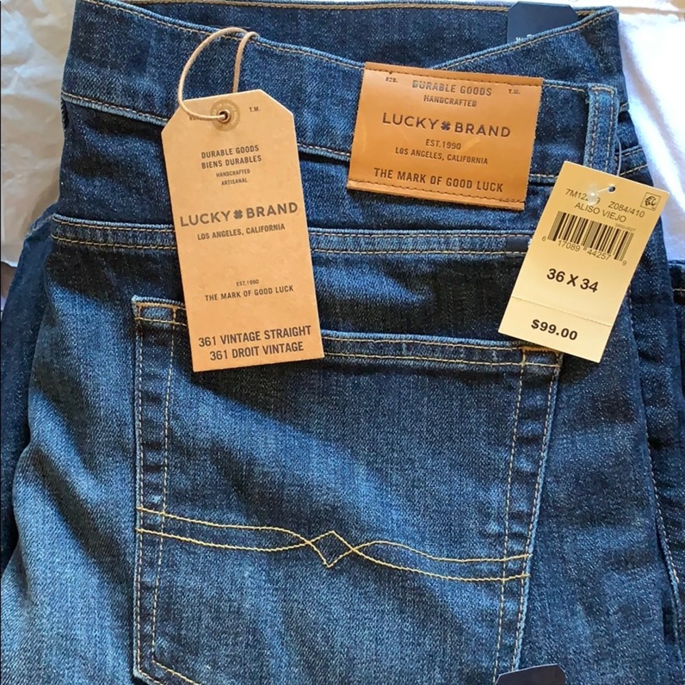 Men’s lucky jeans